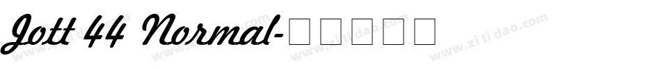 Jott 44 Normal字体转换